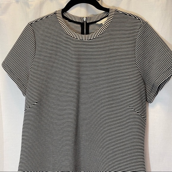 H&M Black & Grey Striped Mini Dress - Picture 5 of 9